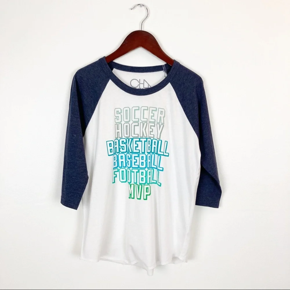 Chaser Kids Sport MVP Baseball Tee Size 14